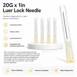 Luer Lock 20G 1 Inch (25MM)