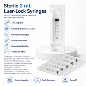 3ml Luer-Lock Transfer Syringes